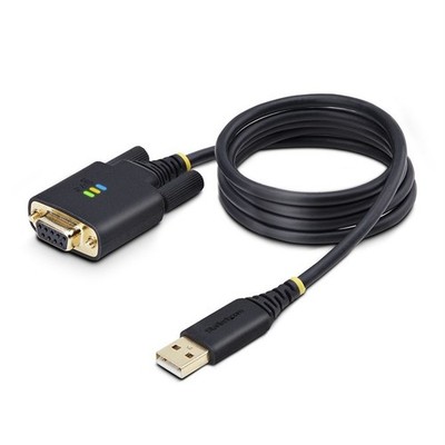 StarTech.com 3ft 1m USB-auf-Null-Modem serielles Adapterkabel austauschbar DB9 S