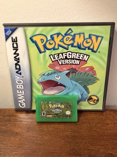 Pokémon LeafGreen Version 1.0 Game Boy Advance Cartridge Authentic, Tested