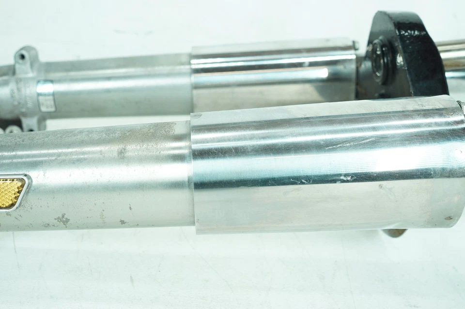 07 Harley Touring Electra Classic Juego Triple Árbol Delantero Derecha Patas de Horquilla Deslizantes Foto 4 de 4