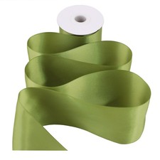 10 Yards Willow Satin Ribbon 3Inch Roll Double Faced Solid Gift Wrapping Wedding