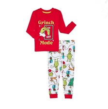 NEW Toddler PJ 2 Piece Set "THE GRINCH" Dr Seuss Size 2T