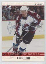 2002-03 ITG Be A Player Memorabilia Ruby 162/200 Milan Hejduk #149 1s8