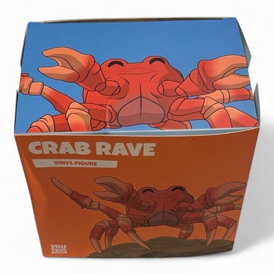 Youtooz Crab Rave Vinyl Figure   New in Box, Authentic Hologram