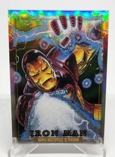 2024 Skybox Marvel Masterpieces '92 Platinum #38 Iron Man Rainbow