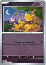 Abra 054/132 Common Mega Evolution Pokemon Near Mint