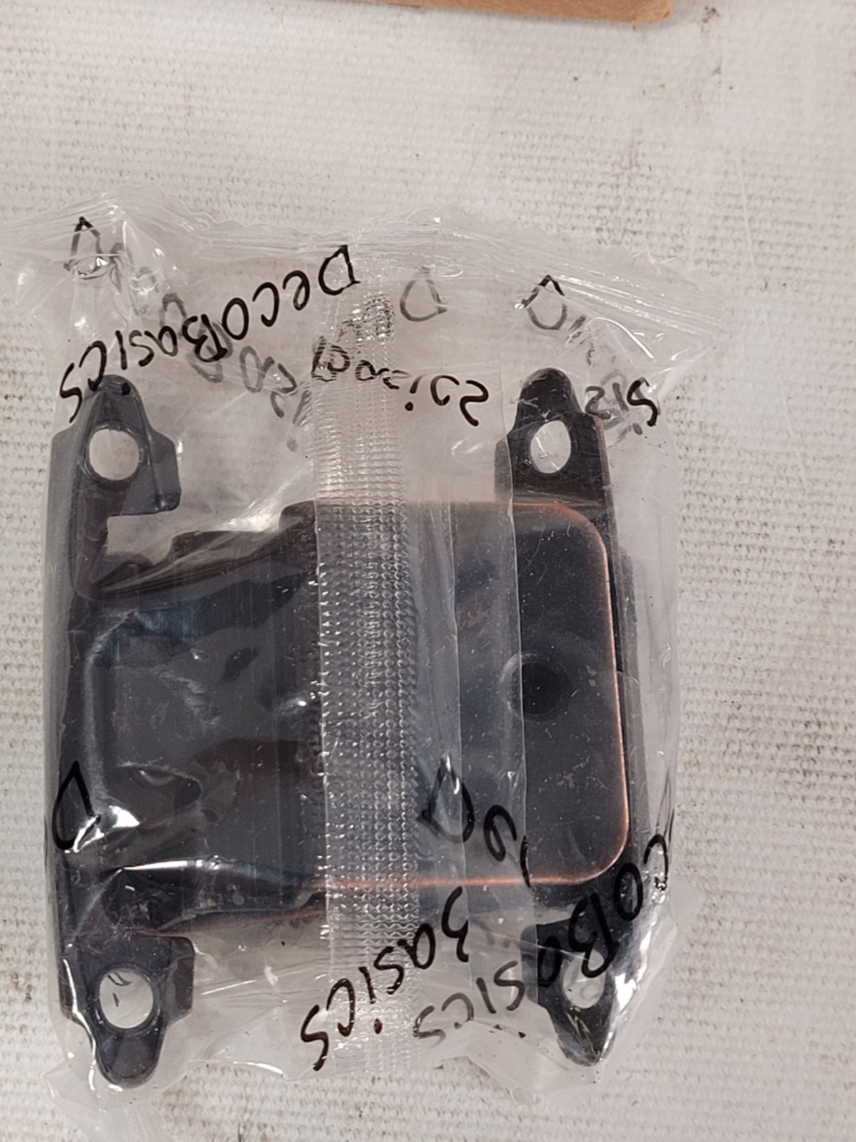 Decobasics Self Closing 3/8” Inset/Offset Hinges 10pk Black KN-36-ORB—10