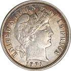 1901-O Barber Dime - Scratchy - XF
