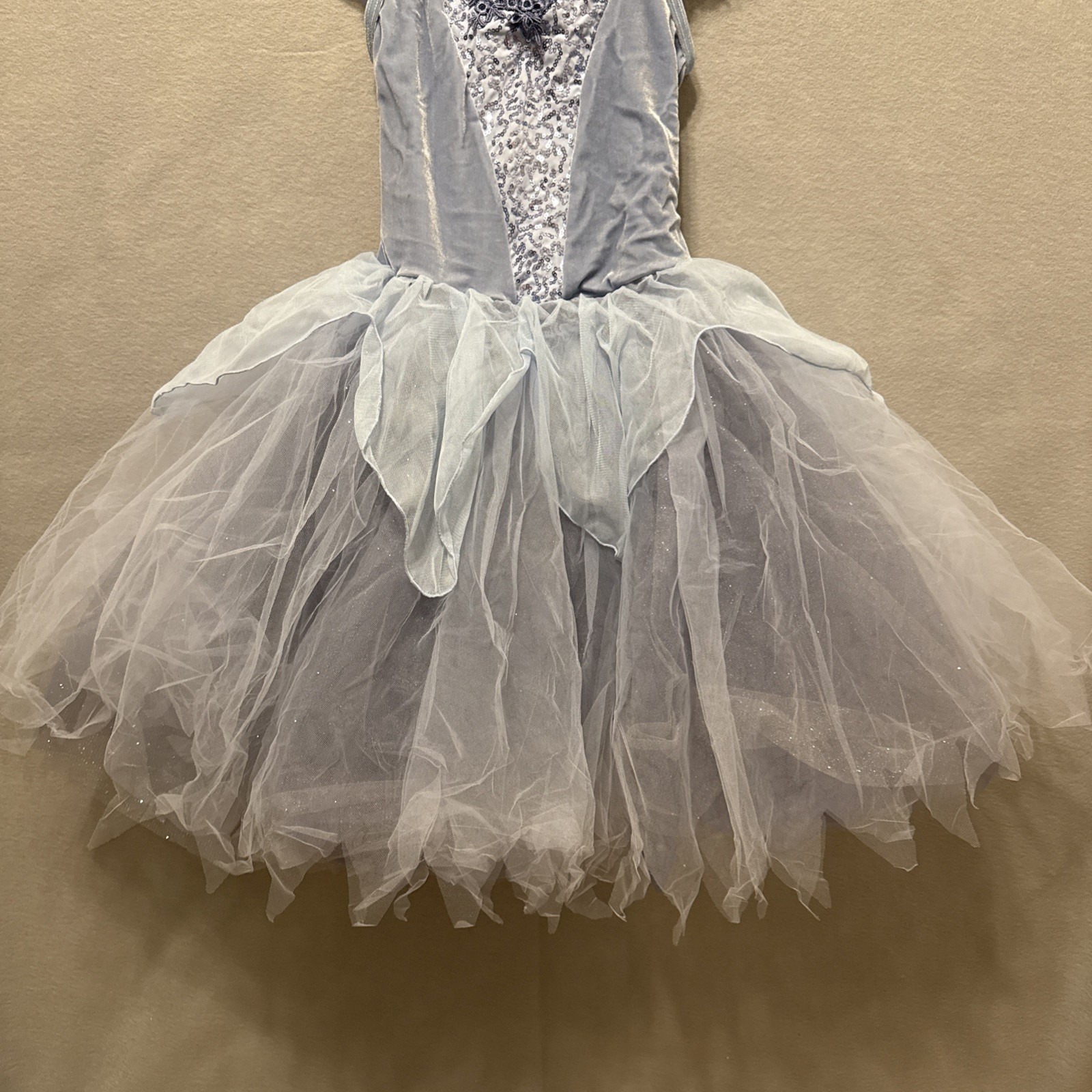 Weissman Dance Recital Costume Blue Girls Medium - image 6