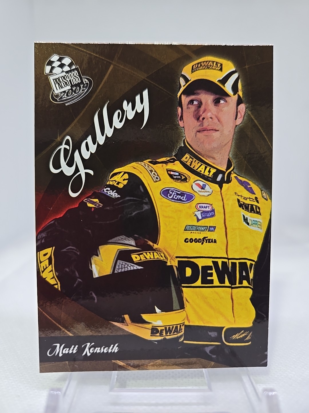2009 Press Pass Matt Kenseth Gallery Insert #NG 4/12 L👀k!