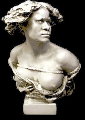 La Negresse Negress Captive Bust Sculpture Jean-Baptiste Carpeaux reproduction