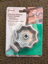 Danco Universal Outdoor Faucet Handle Repair Ergonomic Metal Design Silver
