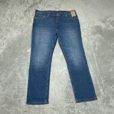 Levis 511 Slim Fit Stretch Blue Jeans W40 L32 Sits Below Waist a0021