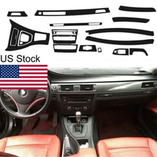 For 06-13 BMW 3 Series E92 5D Reflective Carbon Fiber Interior Vinyl Stickers