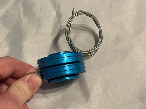 BLUE ACS STYLE ANODIZED ROTOR FREESTYLE GYRO OLD SCHOOL BMX GT HUTCH PERFORMER - Picture 2 of 12