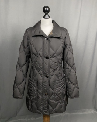 Fuchs Schmitt Black Down Insualted Puffer Quilted Parka Jacket Size UK 10