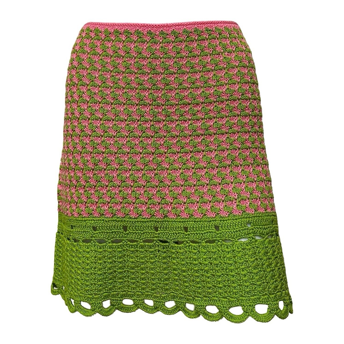 PRADA Crochet Mini Skirt | eBay