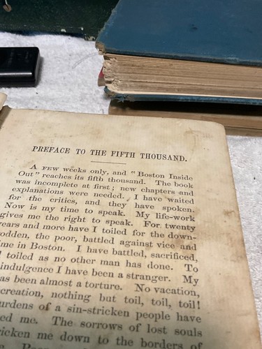 BOOK BOSTON INSIDE OUT. BY HENRY MORGAN. DATED 1881 - Picture 7 of 7