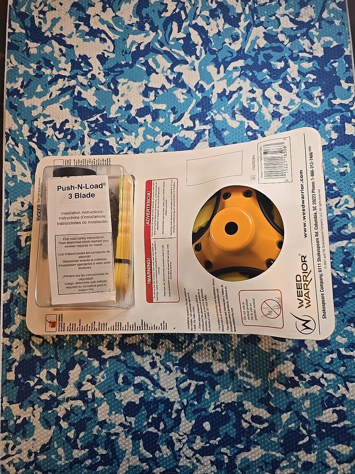 Weed Warrior Universal Push-N-Load 3 Blade Head Weed Wacker Replacement - 2 Pack - Image 3 of 4