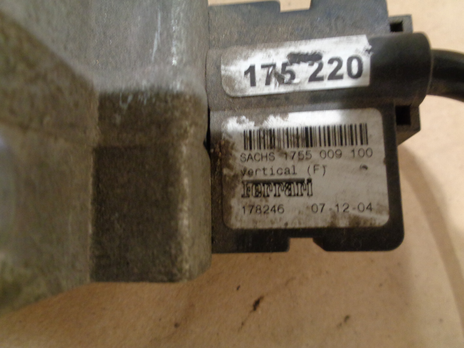 Ferrari 360,430,575 - Front Vertical Acceleration Sensor  - P/N 175220