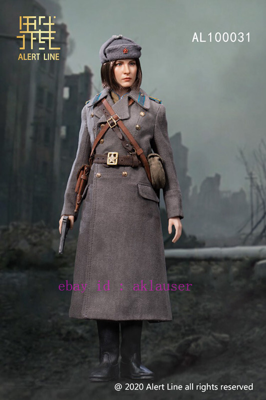 Alert Line 1/6 Al100031 Wwii Soviet Nkvd Female Soldier Action