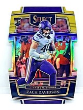 2021 Select Concourse Black & Gold Prizm Die-Cut Zach Davidson #95 Rookie RC