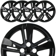 4 For Nissan Kicks S 2018-2025 Black 16 Wheel Covers Full Rim Hub Caps R16