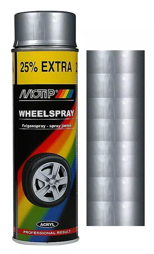 suits TESLA Gloss SILVER LACQUER Alloy Wheel Spray Paint 500ml x2