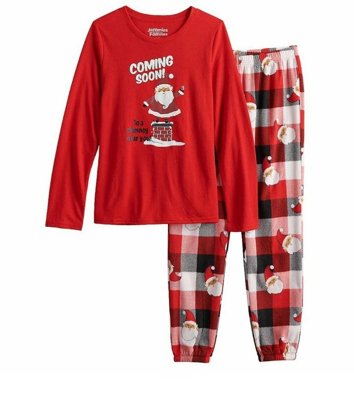 Girls plus size clearance christmas pajamas