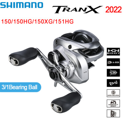 2022 Shimano Tranx 150 Baitcasting Fishing Reel 3/1BB Saltwater