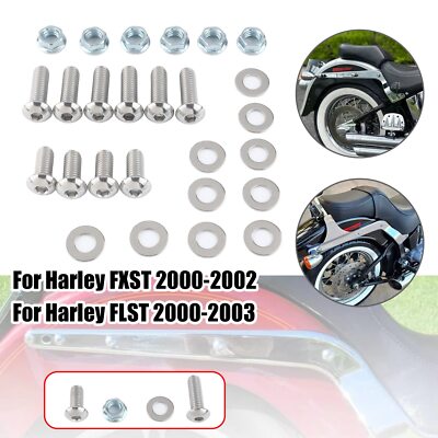 Rear Fender Strut Bolt Kit Fit For Harley Heritage Softail Classic