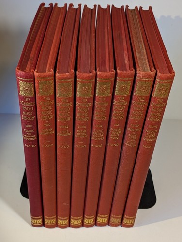 1931 Scribner Radio Music Library 8 volumes - Picture 2 of 14