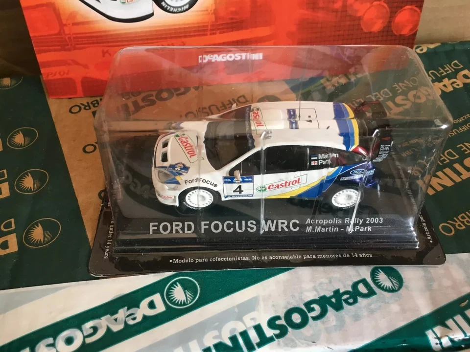 FORD FOCUS WRC ACROPOLOS 2003 MARTIN PARK 1/43 RALLY COLLECTION IXO DE AGOSTINI - Immagine 4 di 4