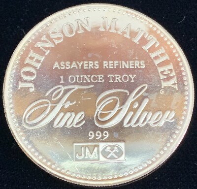 Johnson Matthey, JM, Freedom of the Press, 1 troy oz .999 Silver