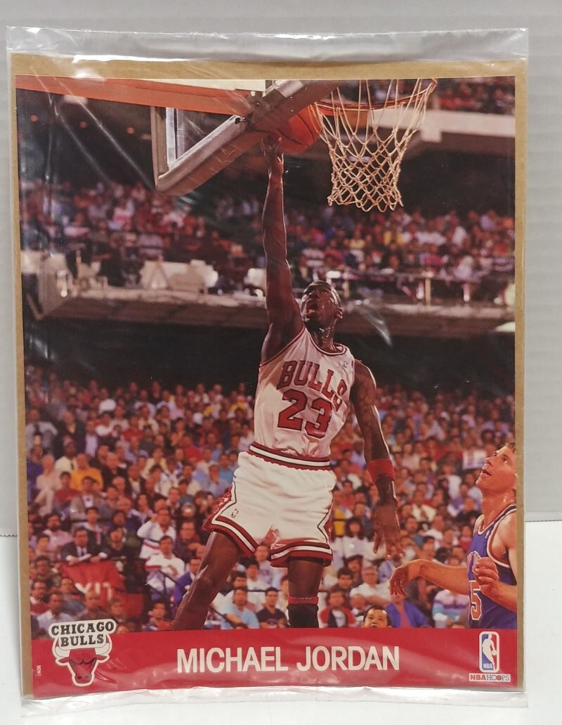 Michael Jordan NBA Hoops Action 8x10 Photo Factory Sealed 90