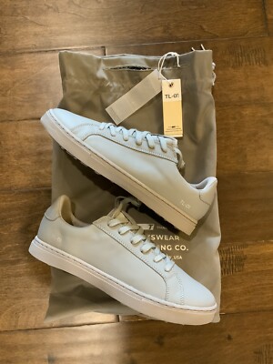 TRUE TL-01 Shoes Mens Size 9 White Leather Spikeless Golf Sneakers Low Top image.png?v=1754516676878&  main image 2
