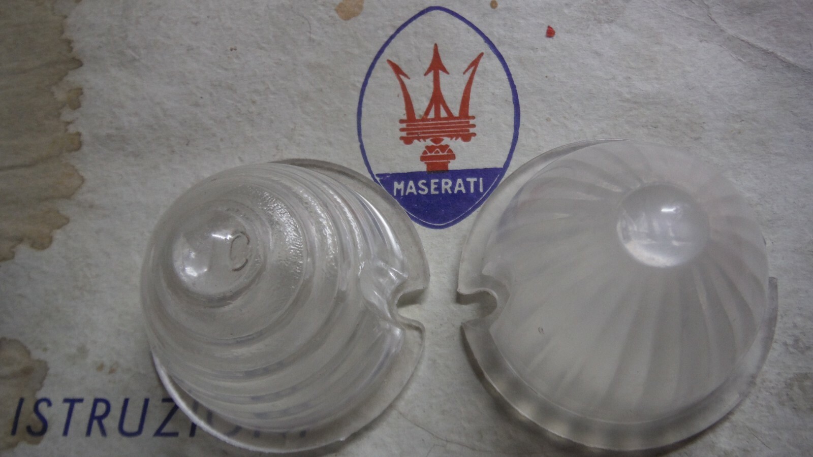 Maserati 3500GT Beehive turn single lens Two choices. Price is for one.