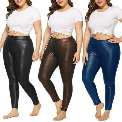 Womens Plus Size Leggings Yoga Gym Sports Fitness Exercise Running Jogging Pants