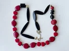 vintage costume jewelry chico's necklace 42 inches