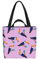 Safari Tukan Tasche Urwald Kinder Muster Vogel Tiere Dschungel Schnabel Urlaub