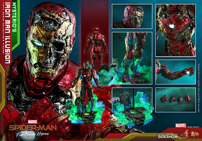 IN STOCK HOTTOYS 1/6 MMS580 Spider-Man2: Iron Man MK46 Zombie Visions Figure New