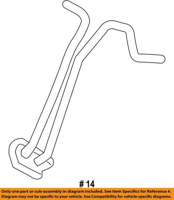 VOLVO OEM 1618 XC90 2.0LL4 Front EvaporatorDrain Hose Right 31497982
