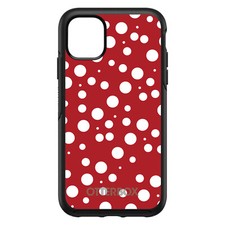 OtterBox Symmetry for Apple iPhone Pick Model - Red White Bubbles Polka Dots