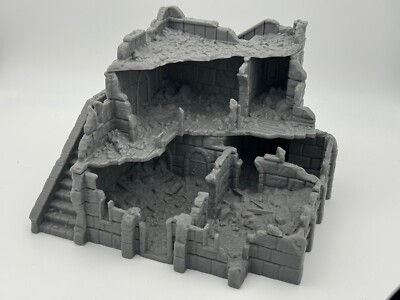 Handelsplatz Trade Hall Ruine - Ivory City 28mm Tabletop Mittelalter Stadt TPGEO