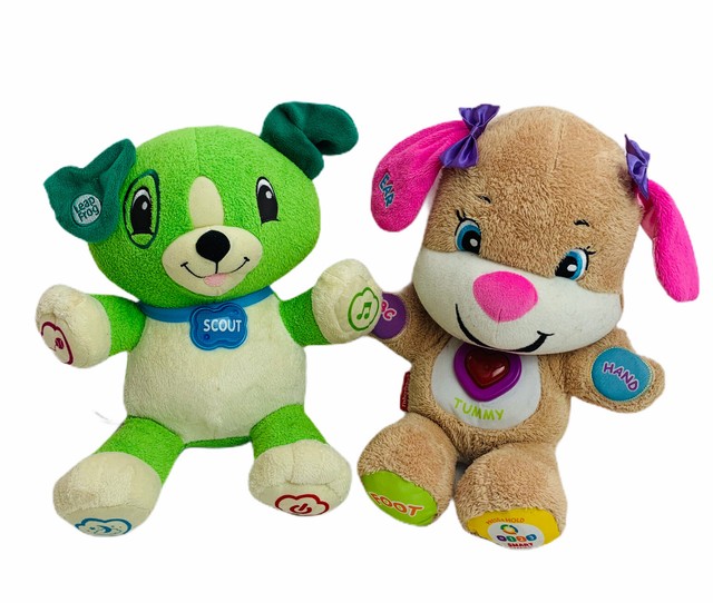 Fisher Price Talking Girl Dog & LeapFrog My Pal Scout Toy Lot PreK Homeschooler eBay