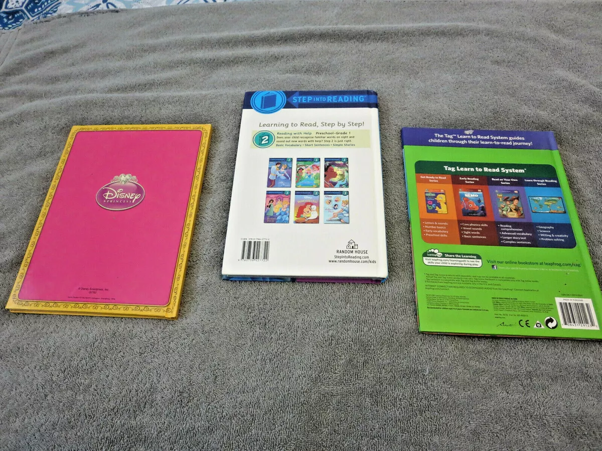 Disney Princess Steps in Reading 6 Early Readers Book Lot Leap