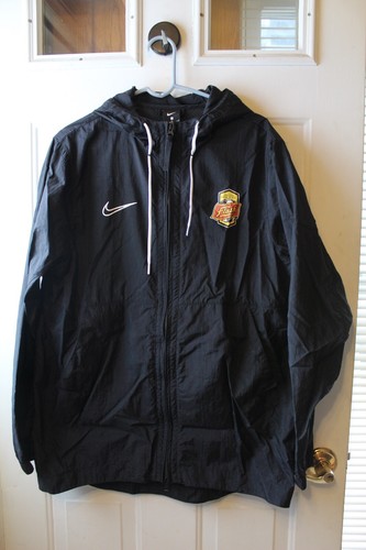 SZ L NIKE WESTERN NY FLASH WOMENS SOCCER WINDBREAKER FULL ZIP JACKET NWSL