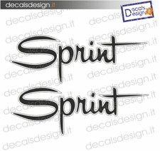 Adesivi serbatoio moto AERMACCHI HARLEY DAVIDSON LOGHI SPRINT