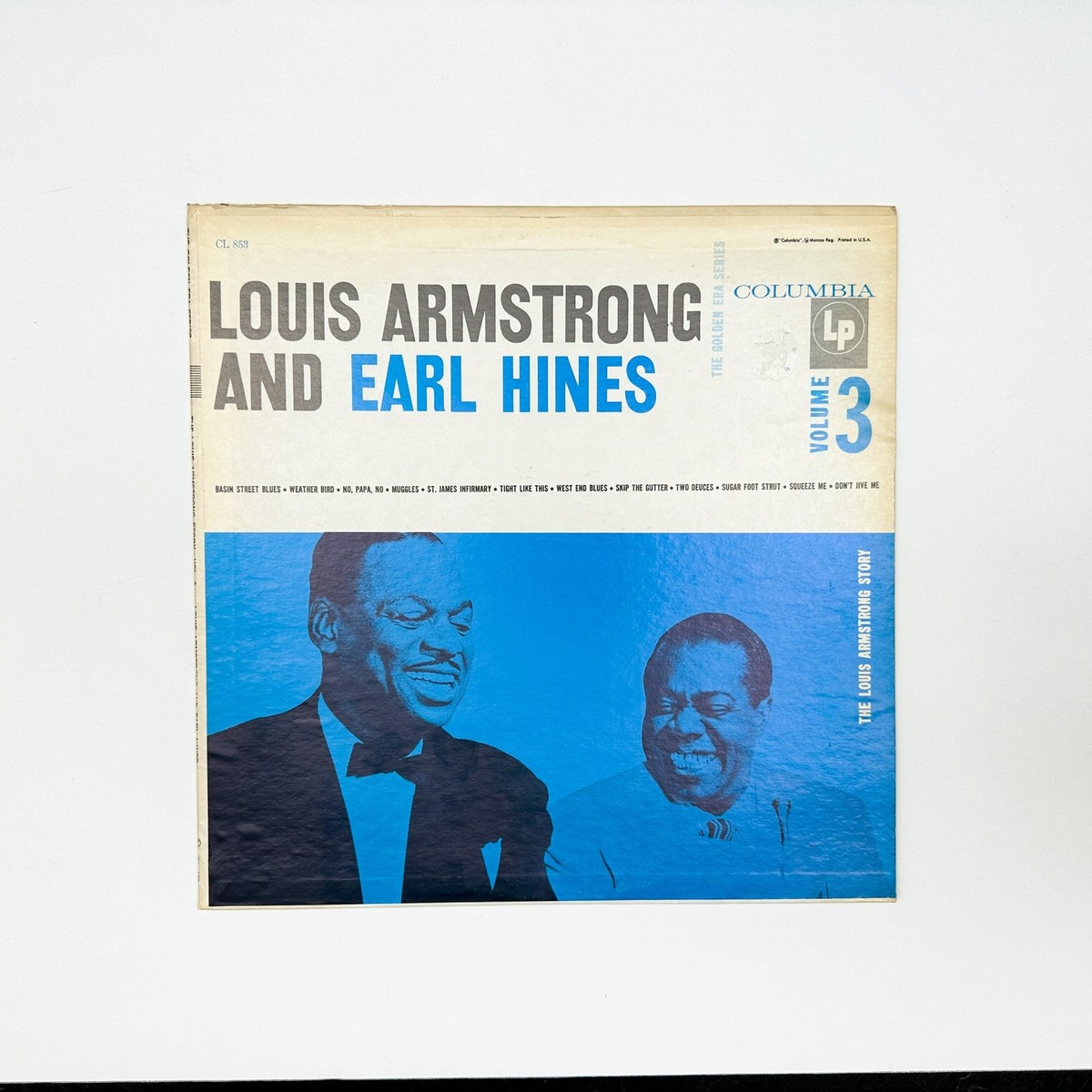 米LP Louis Armstrong, Earl Hines Louis Armstrong Story  Volume 3 CL853 COLUMBIA /00260 Louis Armstrong And Earl Hines - The Louis Armstrong Story