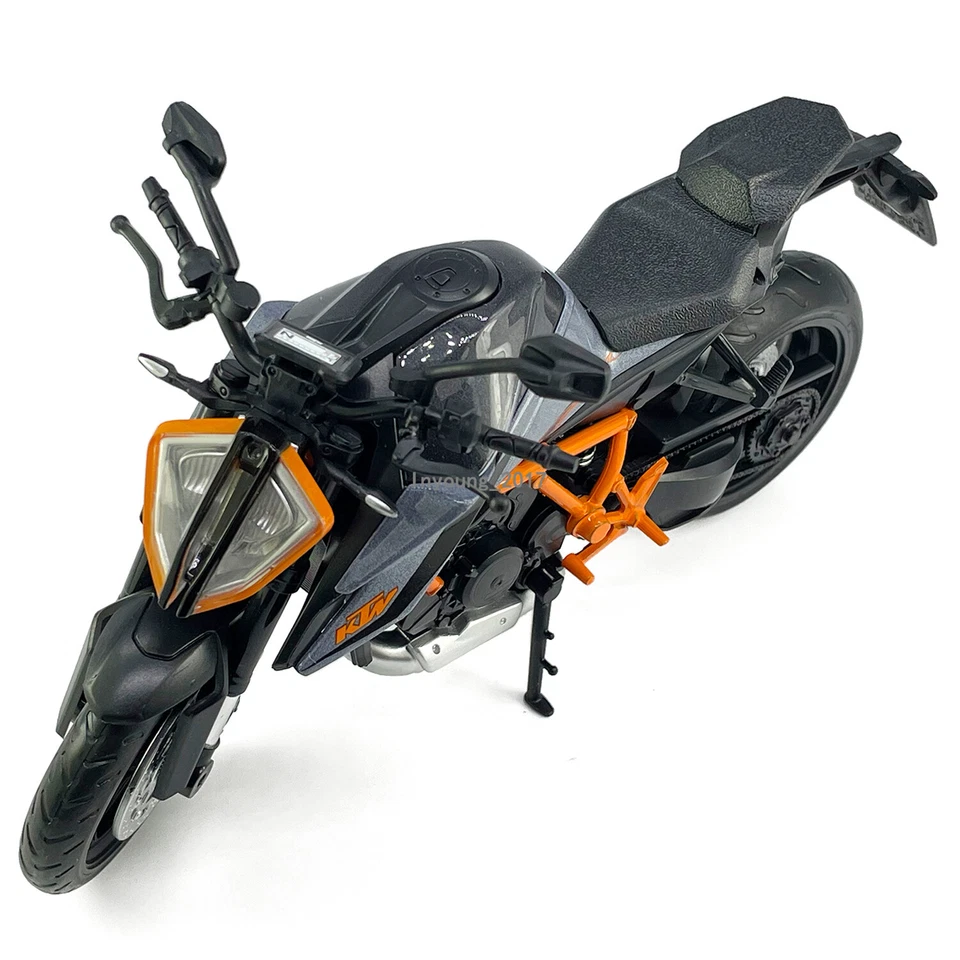 1/12 KTM 1290 Super Duke R Motorcycle Model Diecast Toy Car for Boys Kids Gray - Image 4 of 4
