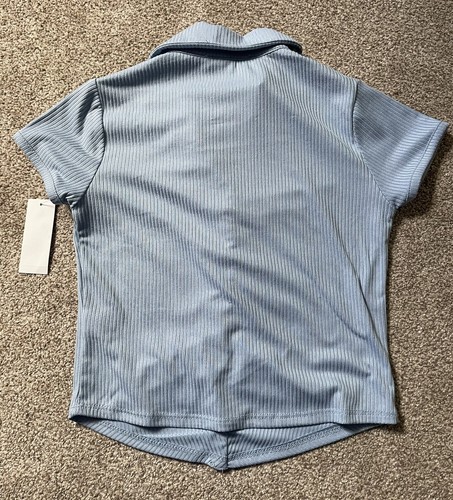 KNIT WORKS girl's NWT sz L(14-16) skirt and blue SS blouse - Picture 8 of 9